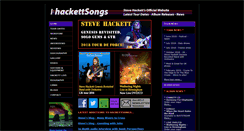 Desktop Screenshot of hackettsongs.com