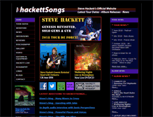 Tablet Screenshot of hackettsongs.com